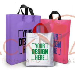 Customized Side Gusset Loop Carry Bags | Packman Packaging